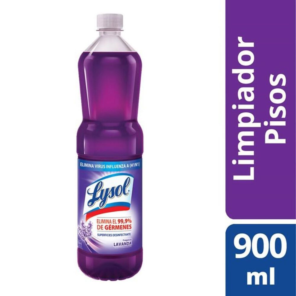 Limpiador Líquido Desinfectante Lavanda 900ml Lysol image number 0.0
